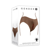 Gender X Undergarments Briefs Dark Silicone Intimate Wear Brown Bodyforms